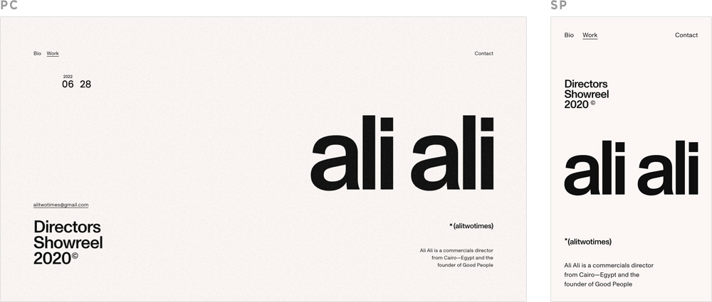 Ali Ali ― Director’s Showreel